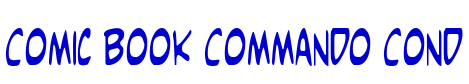 Comic Book Commando Cond 字体